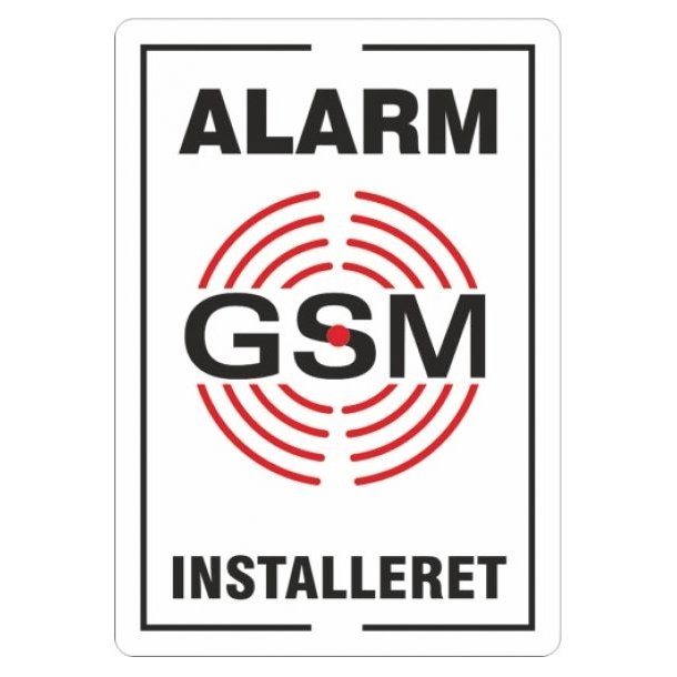 Alarm klister-mrker (Tryk p begge sider)